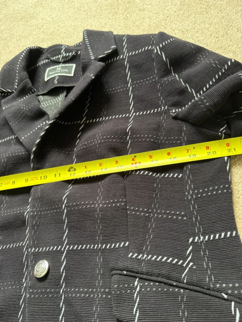 Vintage Style Melanie Lyne Set Blazer Pants Minimalist Office M ( appx) - Picture 5 of 16